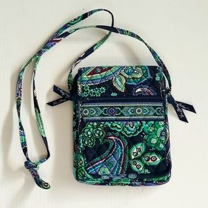 Vera Bradley "Rhapsody" Cross Body Bag With ID Pocket